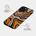 The Caramel Pulse | #1101 Mobile Case by CoverMeUp - Style 3
