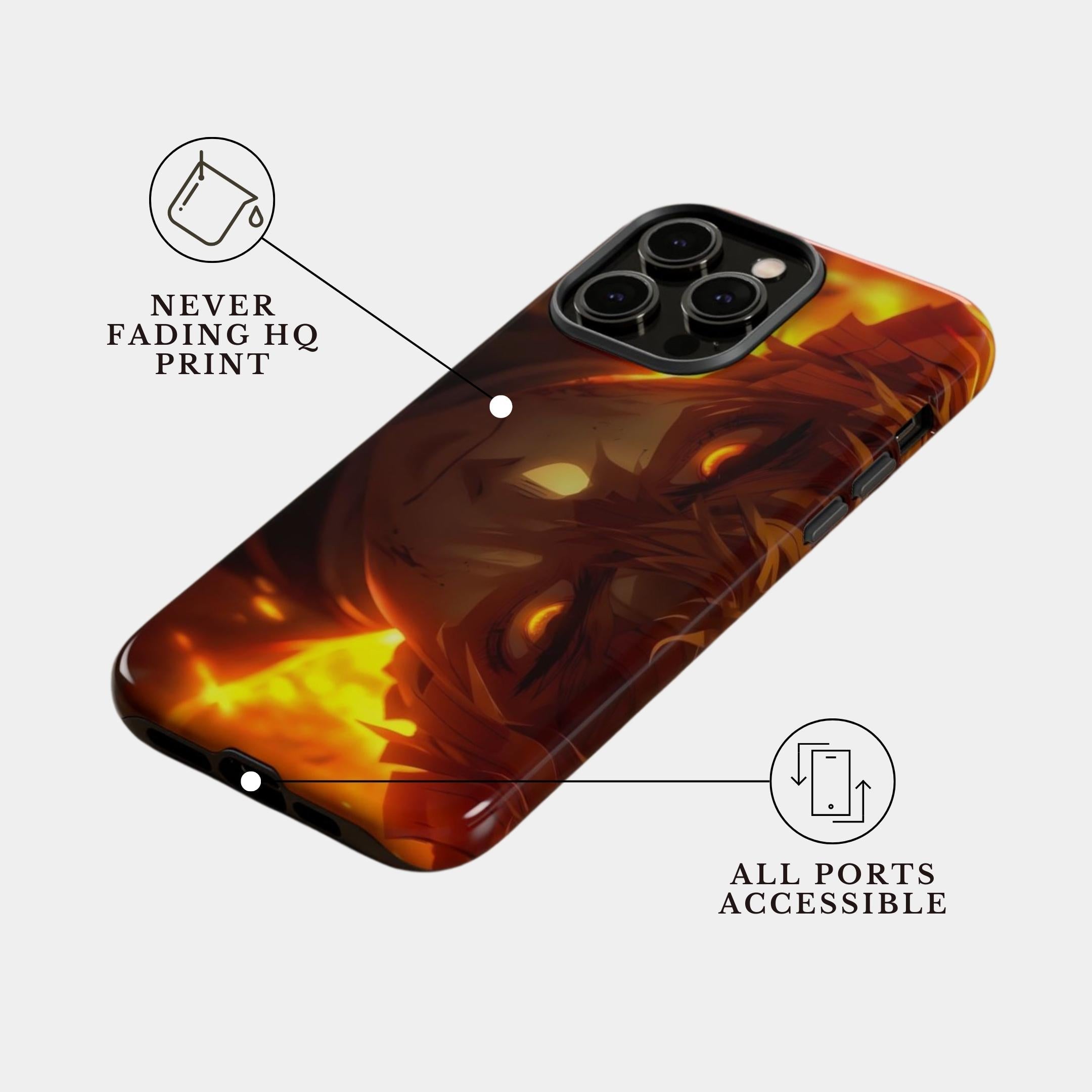 The Rengoku Solfire | #1042 Mobile Case by CoverMeUp - Style 3