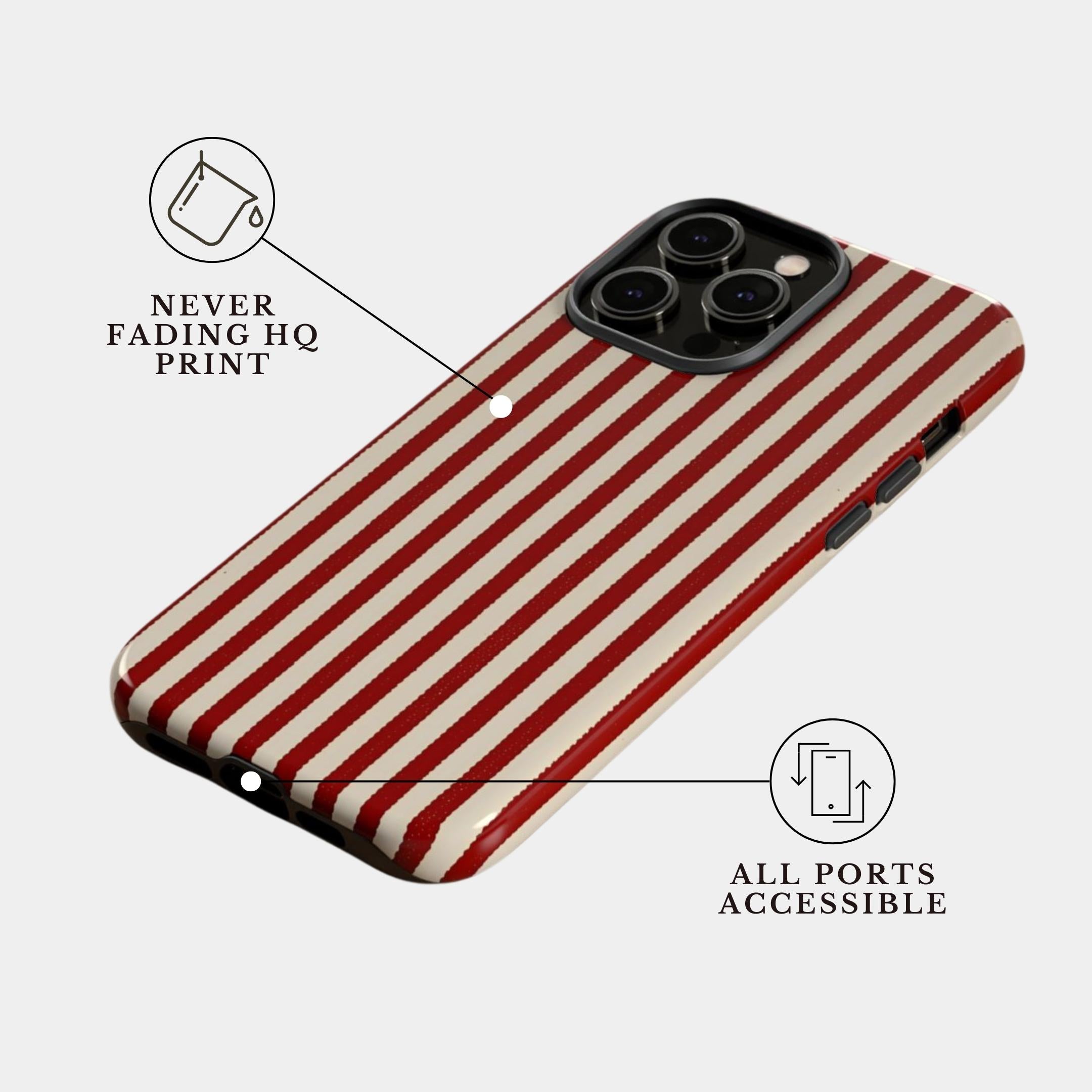 The Candy Stripes | #1152 Mobile Case by CoverMeUp - Style 4