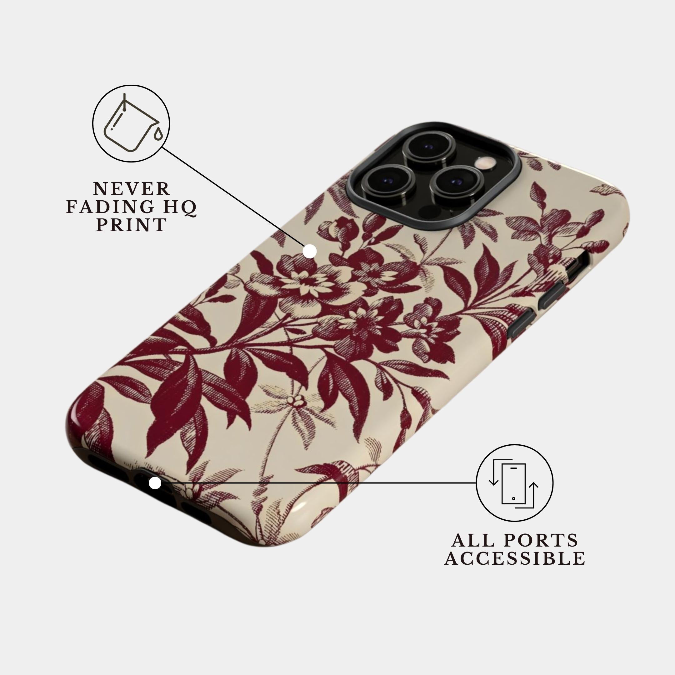The Vintage Botanique | #1164 Mobile Case by CoverMeUp - Style 4