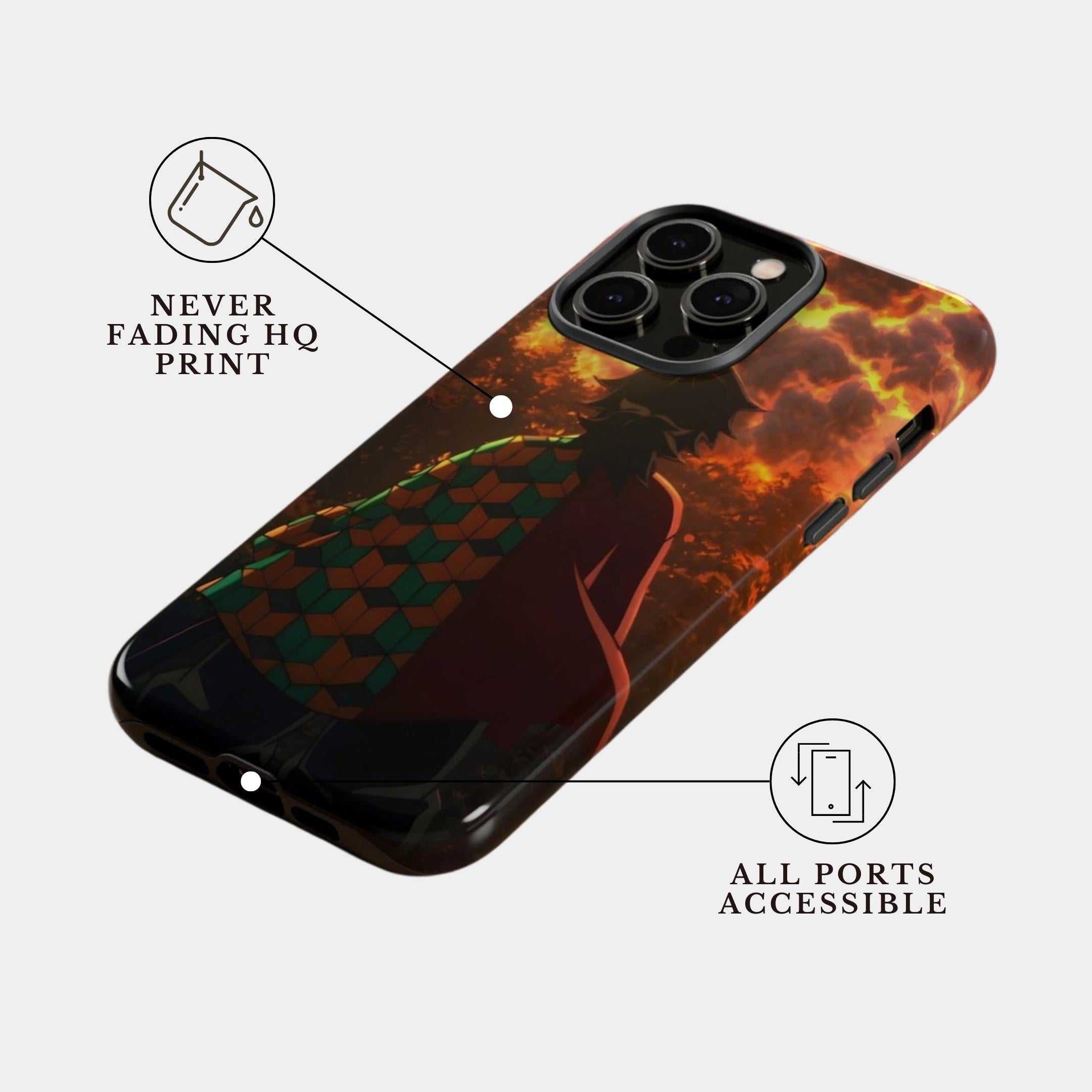 The Giyu Silentflame | #1060 Mobile Case by CoverMeUp - Style 3