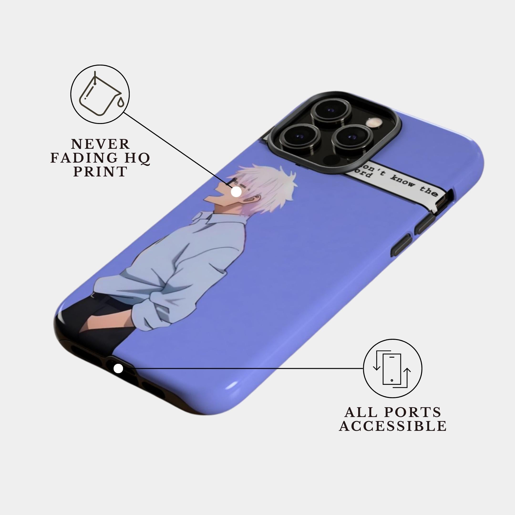 The Gojo HaloLaugh | #1099 Mobile Case by CoverMeUp - Style 3