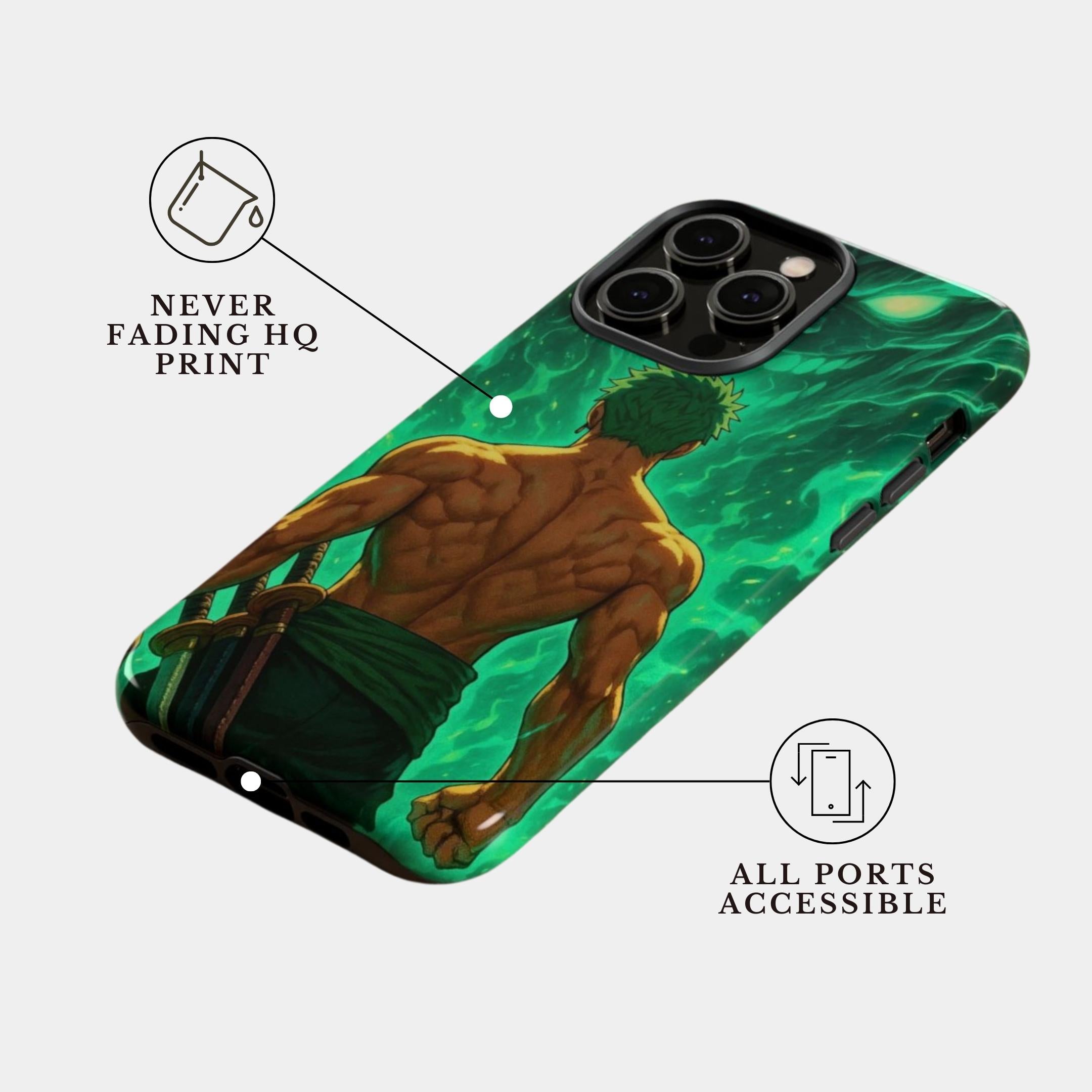 The Zoro Ironveil | #1123 Mobile Case by CoverMeUp - Style 4