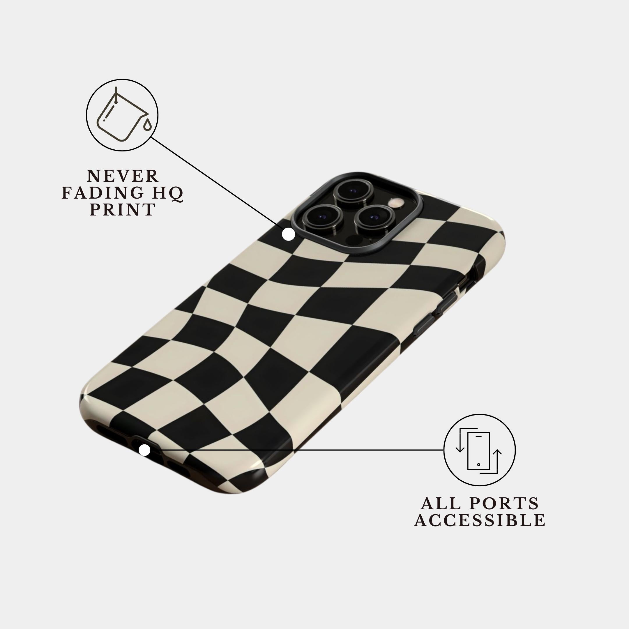 The Chess Ivory | #1125 Mobile Case by CoverMeUp - Style 4