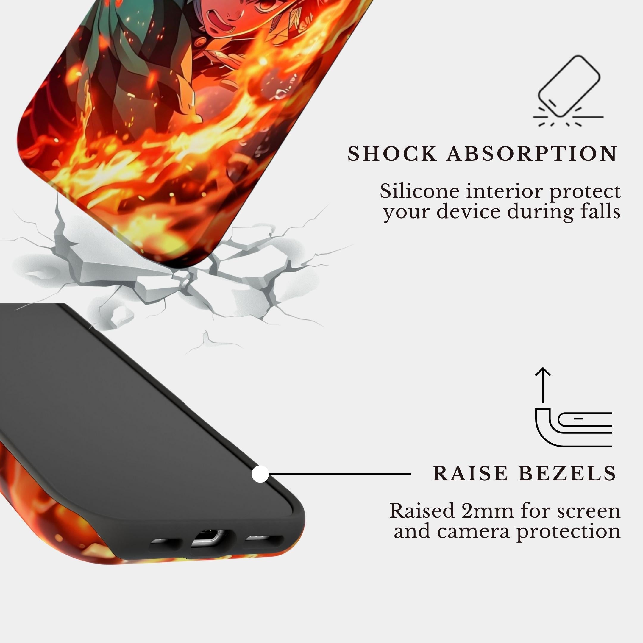 The Tanjiro Surge | #1027 Mobile Case by CoverMeUp - Style 4