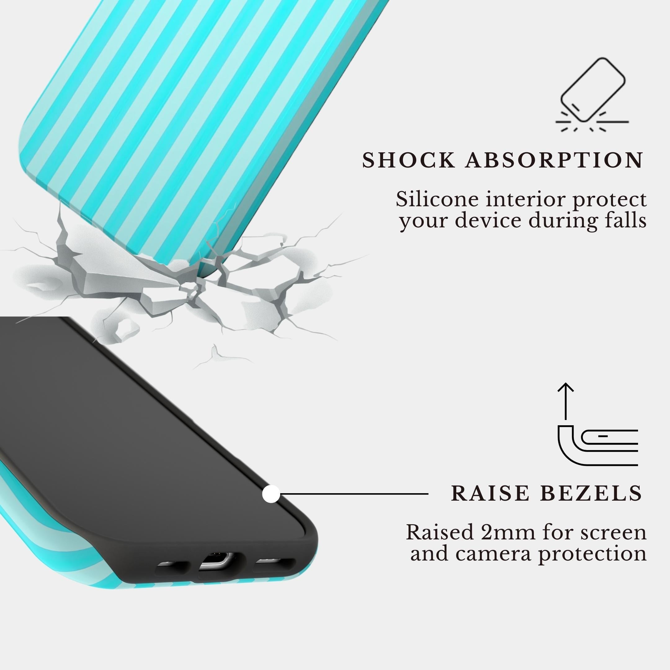 The Glacier Stripes | #1153 Mobile Case by CoverMeUp - Style 5