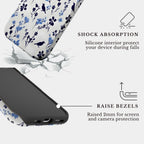 The Azure Feather | #1037 Mobile Case by CoverMeUp - Style 4