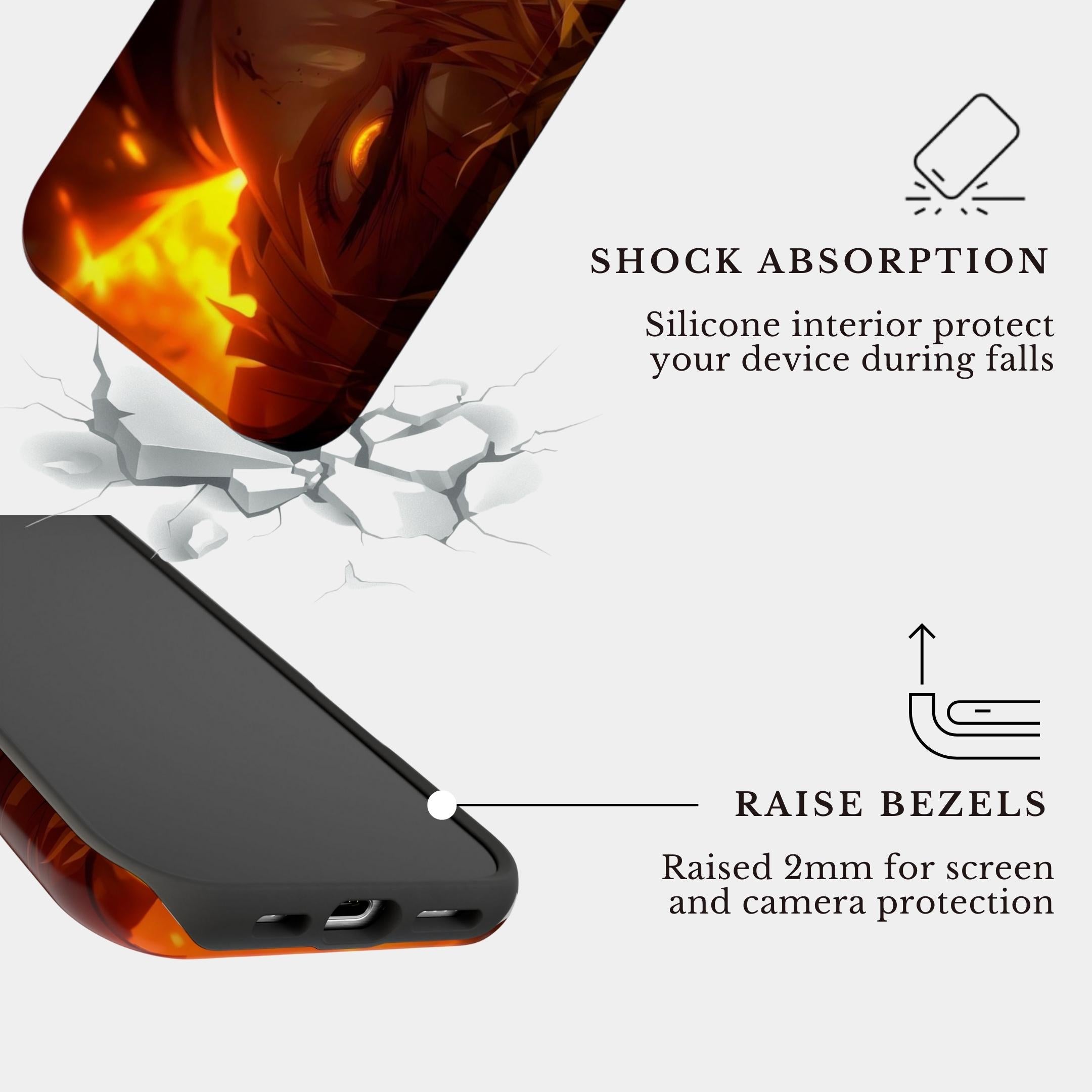 The Rengoku Solfire | #1042 Mobile Case by CoverMeUp - Style 4