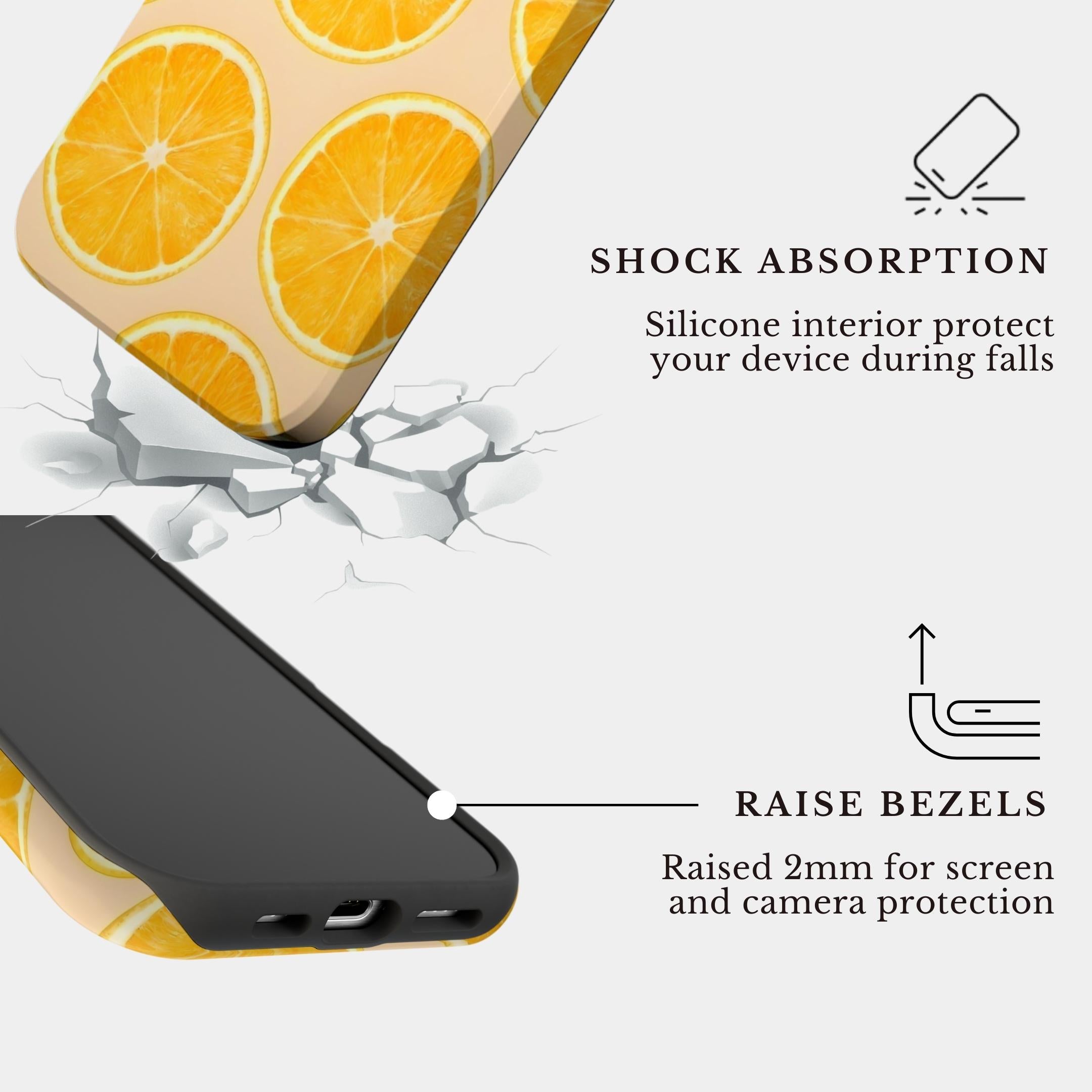 The Amber Slice | #1039 Mobile Case by CoverMeUp - Style 4