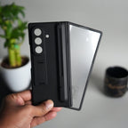 Front Glass Protection Case With PushUP S Pen Holder for Samsung Galaxy Z Fold 8 Ultra