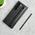 Chrome Plating front Glass Protection Hinge Case Folding Cover for Samsung Galaxy Z Fold 8 Ultra