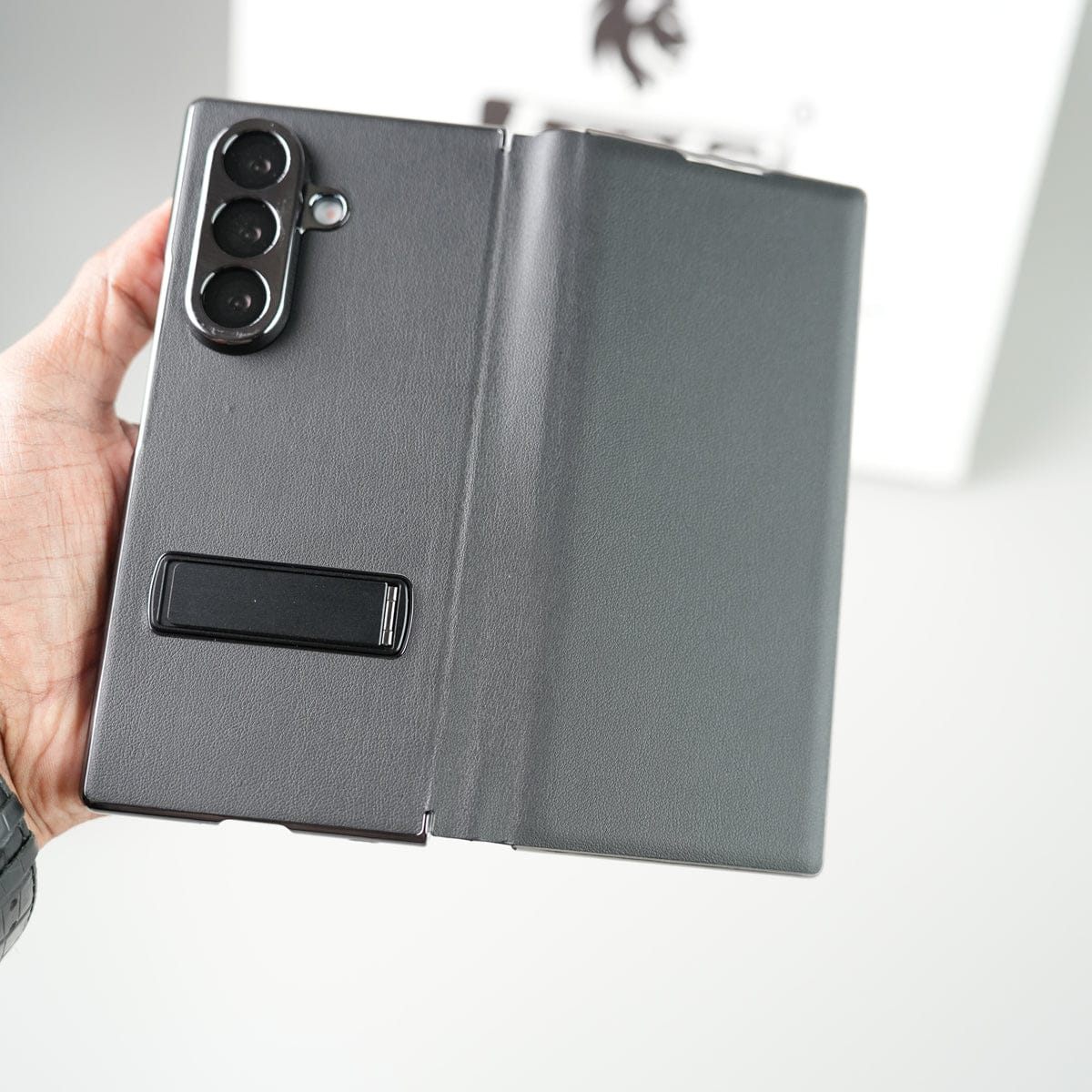Flip Cover with Kickstand for Samsung Galaxy Z Fold 8 Ultra | PU Leather Protective Case
