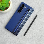 Chrome Plating front Glass Protection Hinge Case Folding Cover for Samsung Galaxy Z Fold 8 Ultra