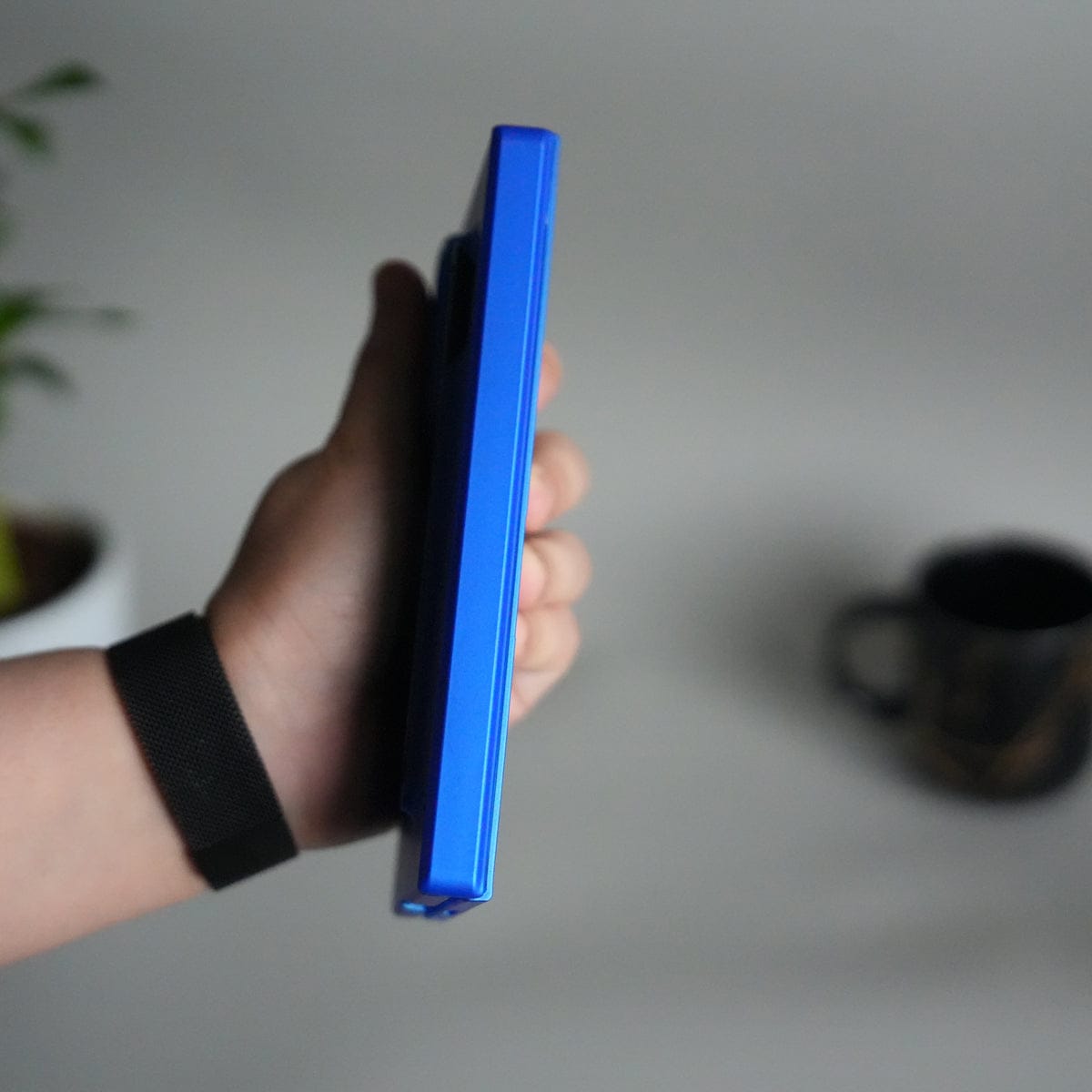 Matte Hard Back Cover For Samsung Galaxy Z Fold 8 Ultra | Case with S-Pen Slot & Front Glass | | Blue
