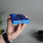 Matte Hard Back Cover For Samsung Galaxy Z Fold 8 Ultra | Case with S-Pen Slot & Front Glass | | Blue