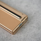 Leather Plating front Glass Protection Hinge Case For Samsung Galaxy Z Fold 8 Ultra | Folding Cover