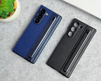 Chrome Plating front Glass Protection Hinge Case Folding Cover for Samsung Galaxy Z Fold 8 Ultra