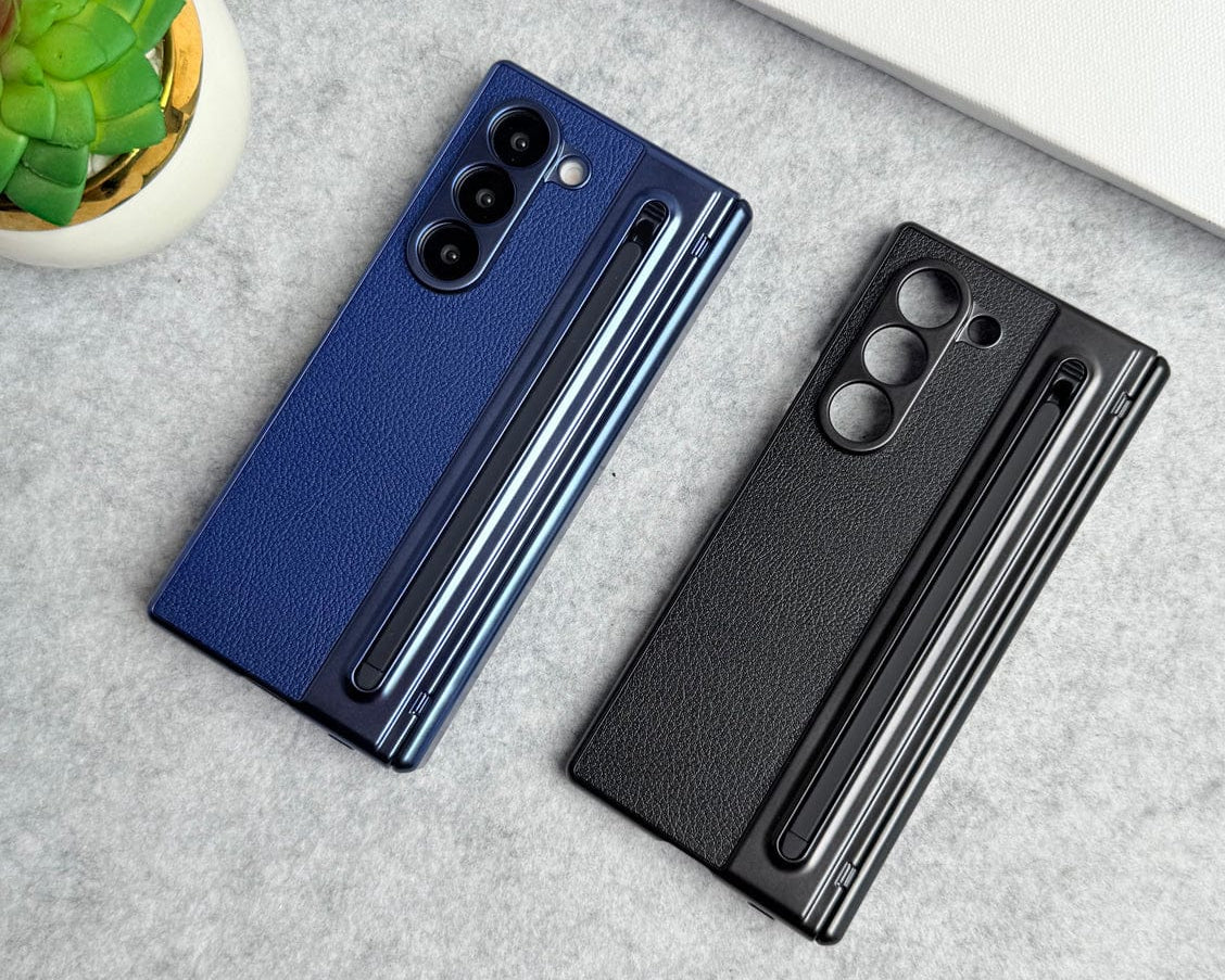 Chrome Plating front Glass Protection Hinge Case Folding Cover for Samsung Galaxy Z Fold 8 Ultra