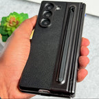 Chrome Plating front Glass Protection Hinge Case Folding Cover for Samsung Galaxy Z Fold 8 Ultra