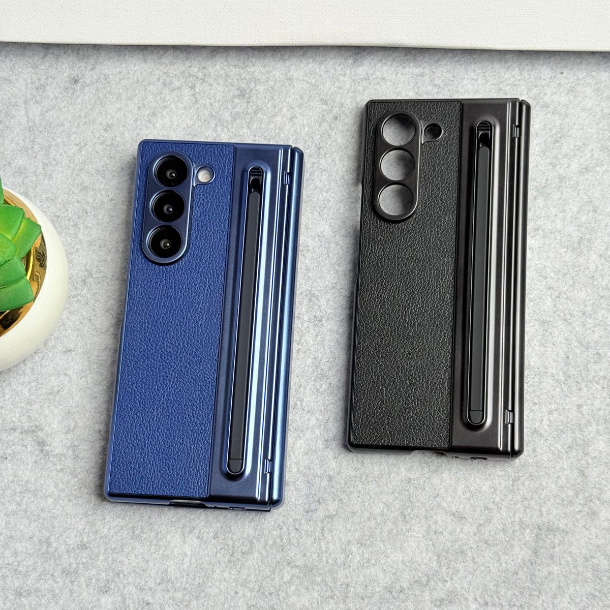 Chrome Plating front Glass Protection Hinge Case Folding Cover for Samsung Galaxy Z Fold 8 Ultra