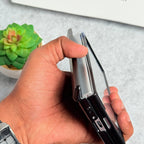 Chrome Plating front Glass Protection Hinge Case Folding Cover for Samsung Galaxy Z Fold 8 Ultra