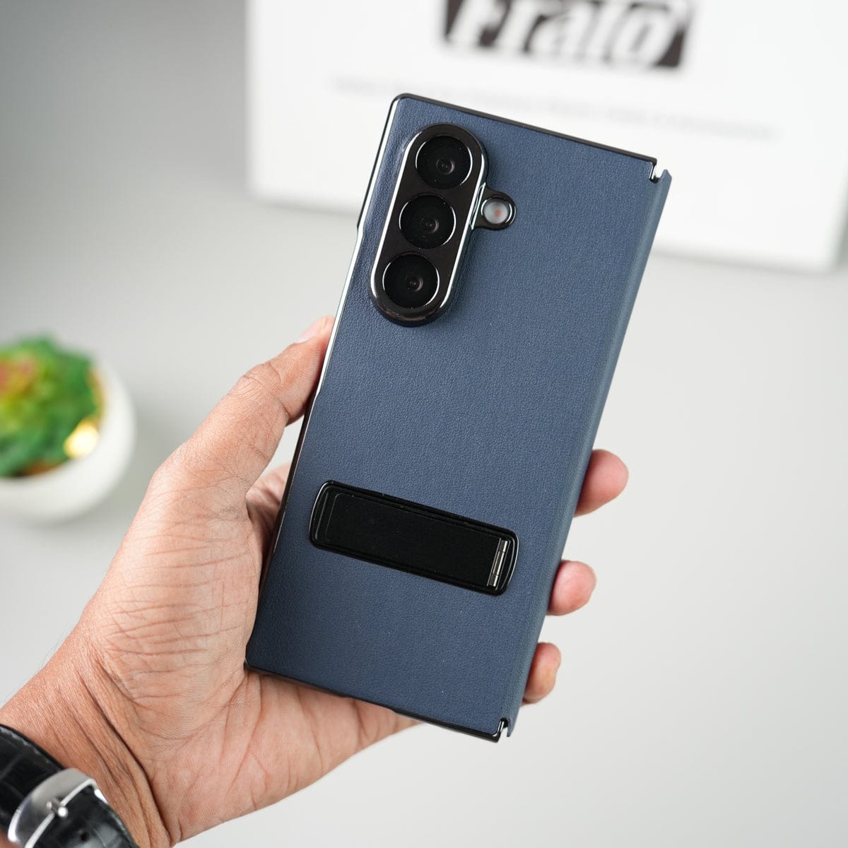 Flip Cover with Kickstand for Samsung Galaxy Z Fold 8 Ultra | PU Leather Protective Case