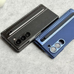 Chrome Plating front Glass Protection Hinge Case Folding Cover for Samsung Galaxy Z Fold 8 Ultra