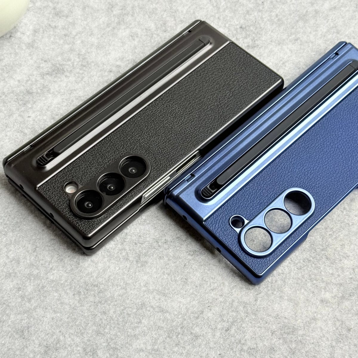 Chrome Plating front Glass Protection Hinge Case Folding Cover for Samsung Galaxy Z Fold 8 Ultra