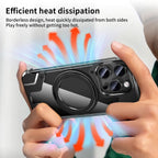 Magnetic Aluminum Alloy Frame Shockproof Phone Case with Ring Holder for Mobile Case by CoverMeUp - Style 4