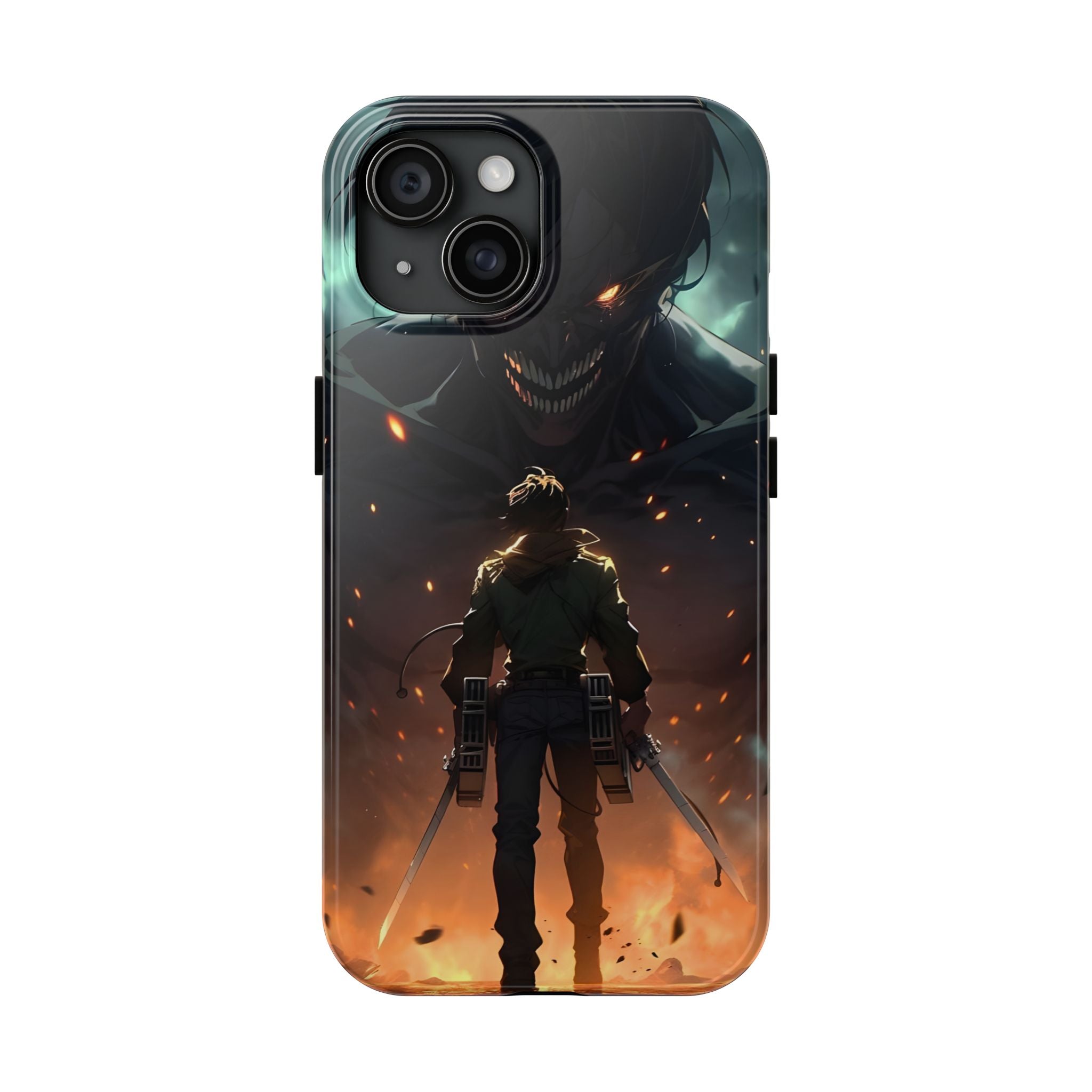 The Eren Godflame | #1003 Mobile Case by CoverMeUp - Style 10