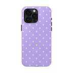 The Lilac Polka Reverie | #1182 Mobile Case by CoverMeUp - Style 20