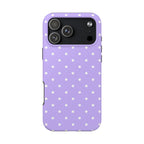 The Lilac Polka Reverie | #1182 Mobile Case by CoverMeUp