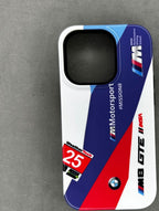 Protective Apple iPhone Back Cover - iPhone Case with metallic car logo - Style 4