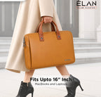 Elan Sleeve Slim Laptop Bag For Upto 16 Inch Macbook/Laptop(Mustard) Mobile Case by CoverMeUp