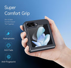 Samsung Galaxy Z Flip 5 5g Case, Built-in Screen Protector Anti-Yellowing Clear Shockproof Protective Phone Case for Samsung Z Flip 5 Mobile Case by CoverMeUp - Style 3