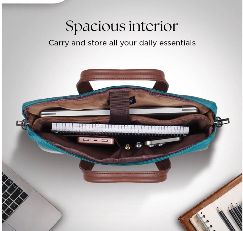Elan Sleeve Slim Laptop Bag For Upto 16 Inch Macbook/Laptop(Blue)