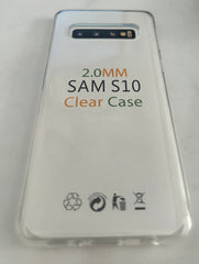 Silicone Clear Transparent Case for Samsung Galaxy S10