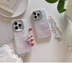 Butterfly Case with kickstand and Charm Braclet Mobile Case by CoverMeUp - Style 3