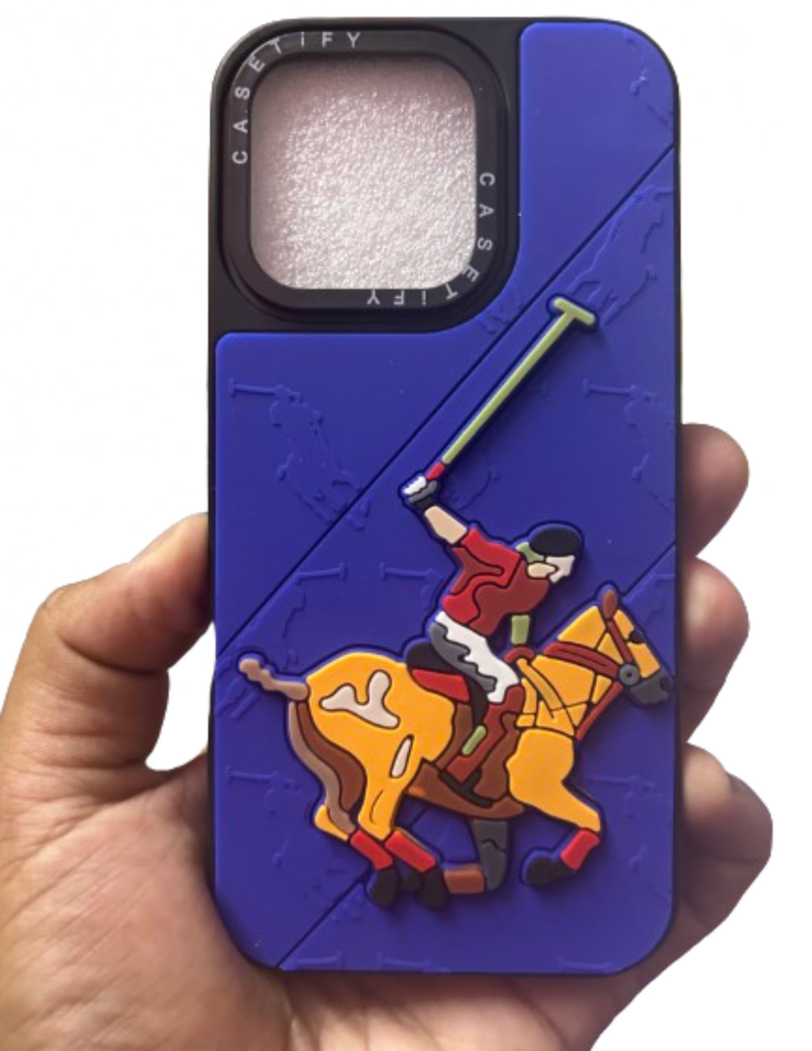 Polo Jockey Series 3D Silicon Embossed Design for iPhone series