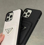 Protective Apple iPhone Back Cover - IPHONE LUXURY BRAND  CARD HOLDER LEATHER CASE COVER