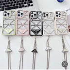 Protective Apple iPhone Back Cover - Designer Triangle Phone Case for iPhone 14 and 14 Pro