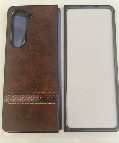 SAMSUNG GALAXY Z FOLD 5 PULOKA LEATHER FALL PROOF CASE COVER