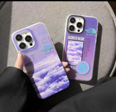 Hot Print NF Deep purple case for iPhone