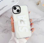 Protective Apple iPhone Back Cover - SEA Case Back Cover for Iphone with Camera and Drop Protection - Style 2