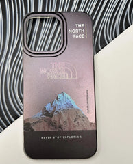 Classy The North Face Blue Mountain Laser Matte Case For Apple iPhone 14