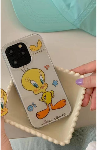 Tweety Bird Cartoon High Print Shockproof Case for iPhone