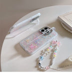 Butterfly Case with kickstand and Charm Braclet Mobile Case by CoverMeUp
