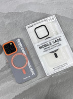 Protective Apple iPhone Back Cover - iPhone Young Age Mag Safe Case Orange