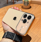 Protective Apple iPhone Back Cover - Autofocus Chrome Case for iPhone - Style 3