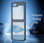 Samsung Galaxy Z Flip 5 5g Case, Built-in Screen Protector Anti-Yellowing Clear Shockproof Protective Phone Case for Samsung Z Flip 5 Mobile Case by CoverMeUp - Style 6